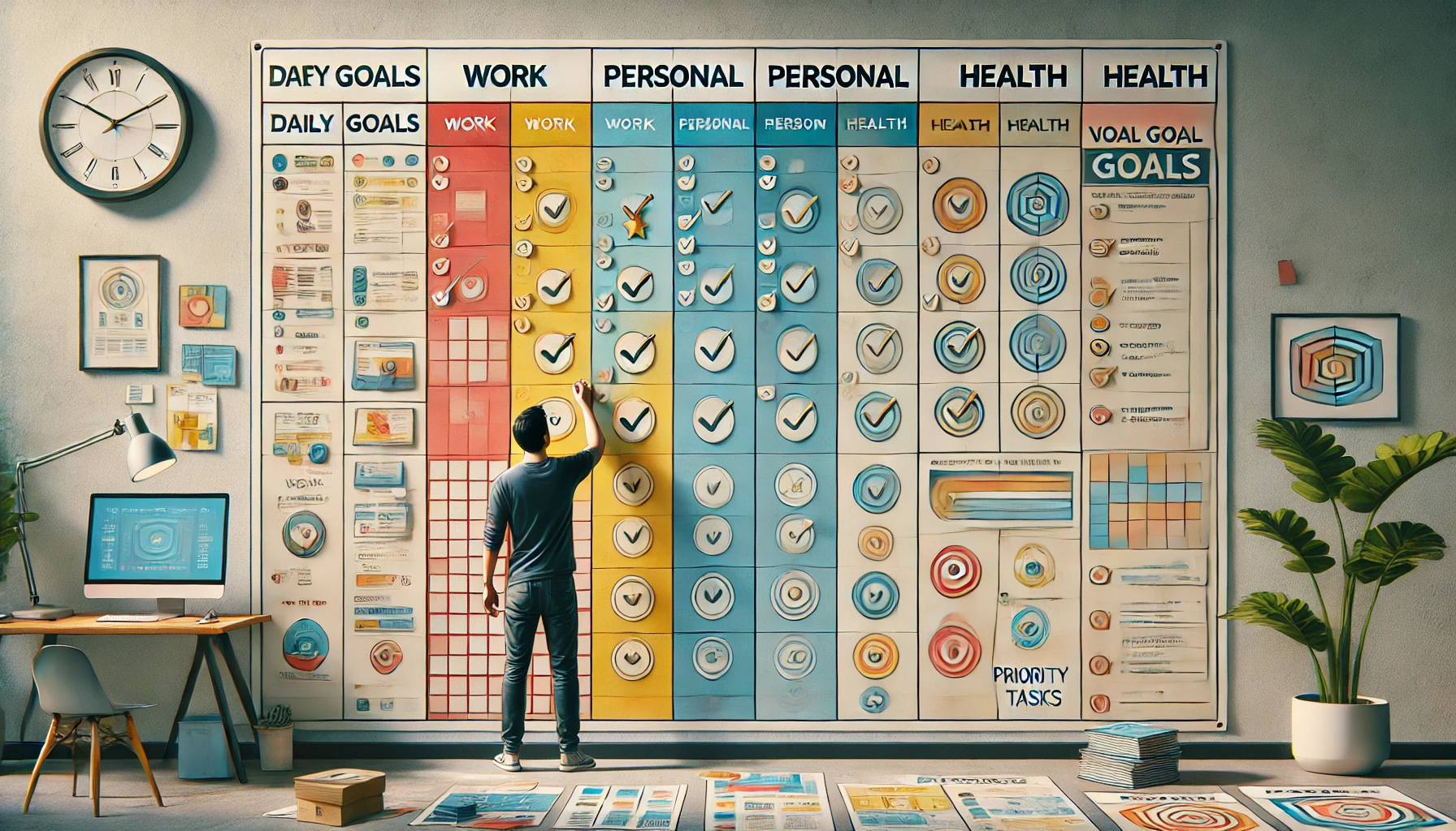 How to Create an Organization Board for People Who Need to Visualize Their Daily Goals