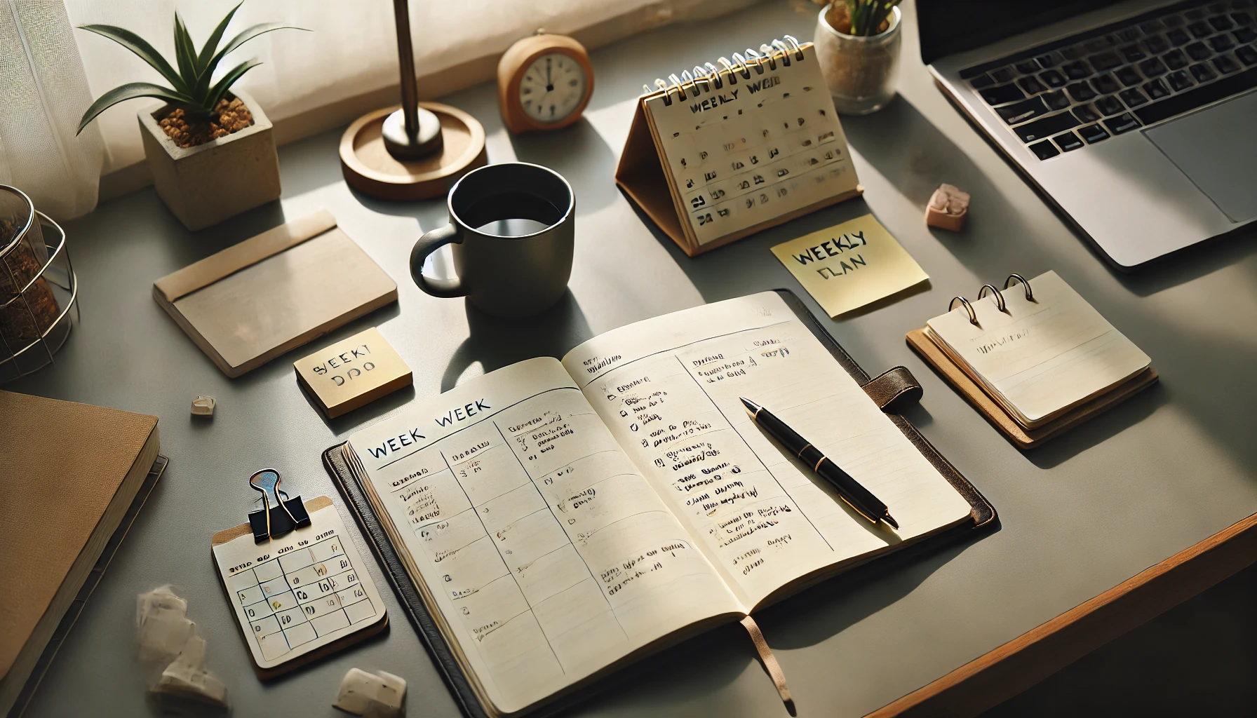 How to Use a Simple Notebook to Plan Your Week
