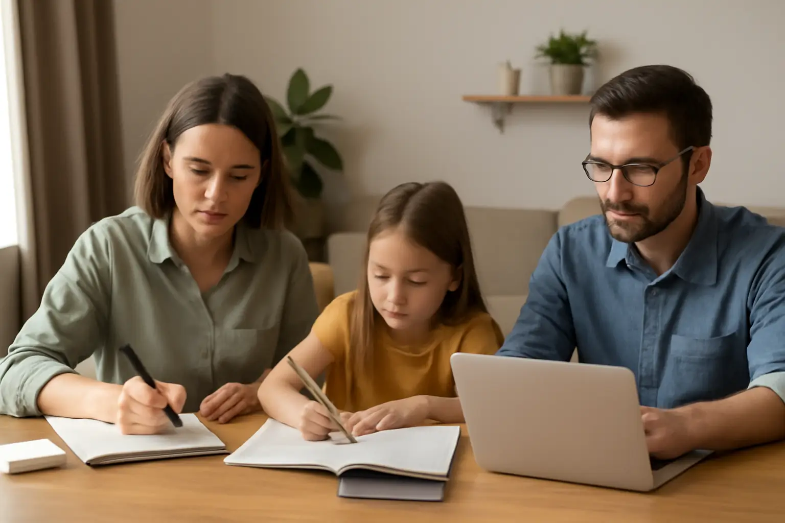 Organizing My Children’s Study and My Work Outside the Home Without Devices and Managing Both