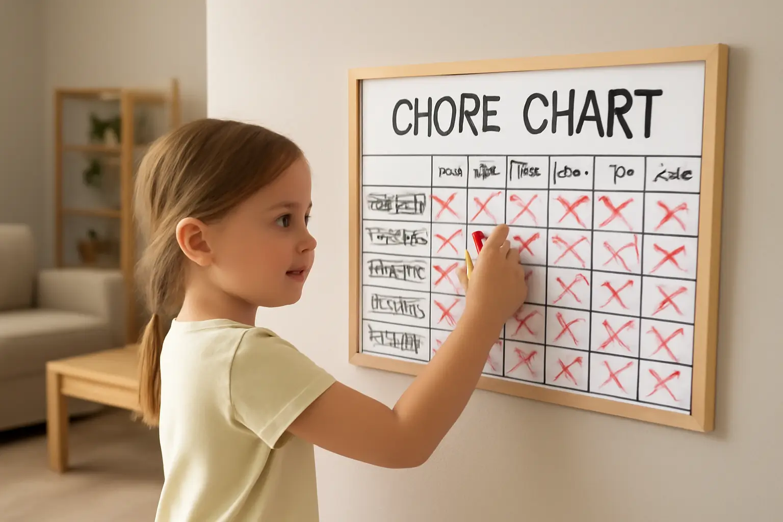 How to Create a Simple Task System for Children and Organize Your Home Without Relying on Technology